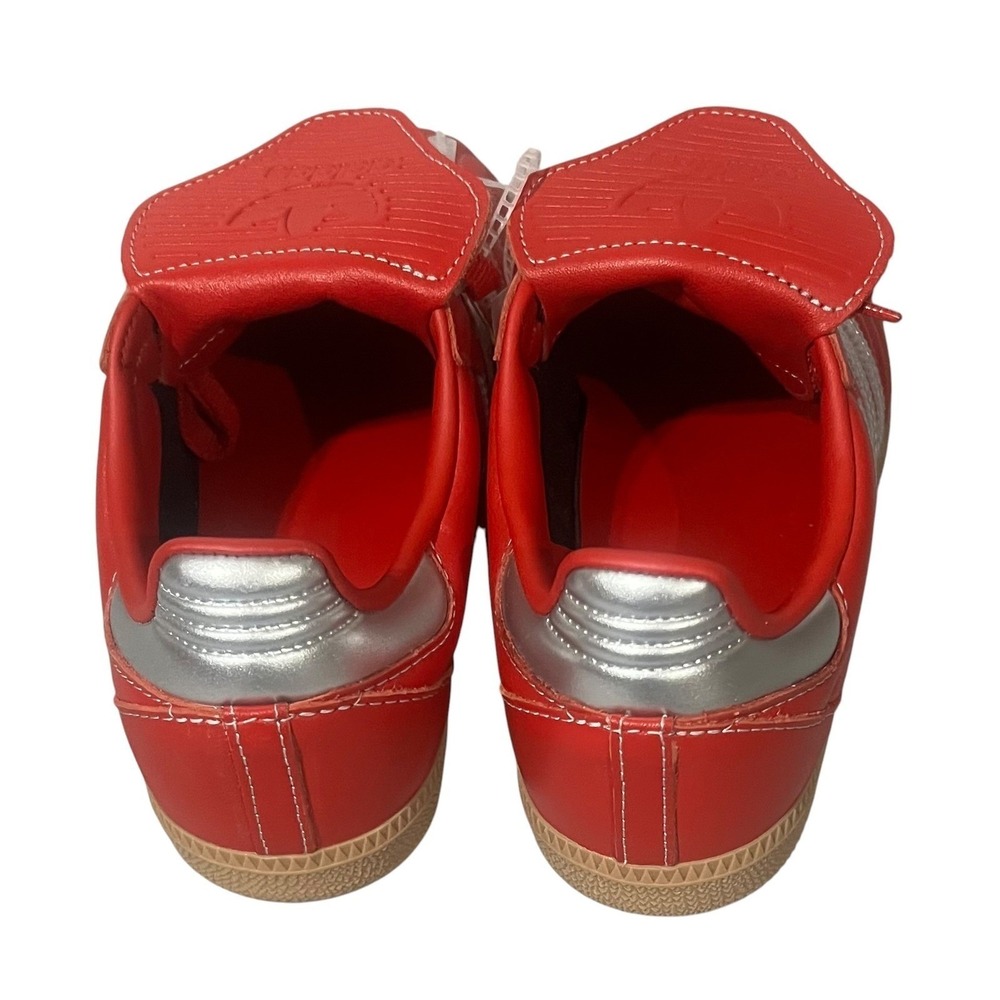 adidas Samba LT Sneakers‎ Women 7 Red Silver Gum Fold Over Tongue JS3938 - Picture 5 of 10